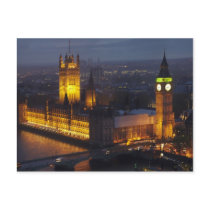 Houses of Parliament, Big Ben, Westminster Post Cards