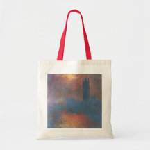 Houses of Parliament, London by Claude Monet Tote Bag