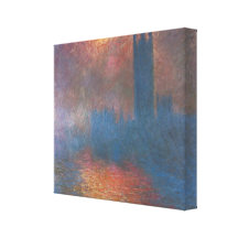 Houses of Parliament, London by Claude Monet Gallery Wrapped Canvas