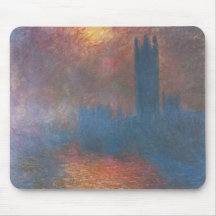 Houses of Parliament, London by Claude Monet Mouse Pads