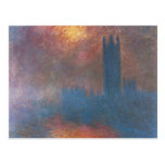 Houses of Parliament, London by Claude Monet Postcard