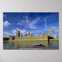 Houses of Parliament, London, England, U.K. Poster