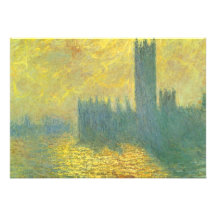 Houses of Parliament, Stormy Sky by Claude Monet Invites