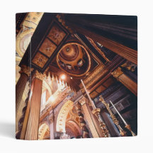 "Houses of the Holy" Church Watercolor 3 Ring Binder