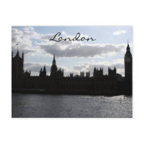 houses parliament london post card