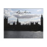 houses parliament london post card
