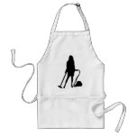 housewife - vacuum cleaner - cleaning apron