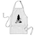 housewife - vacuum cleaner - cleaning aprons