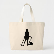 housewife - vacuum cleaner - cleaning canvas bags