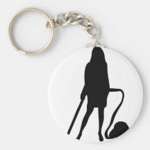 housewife - vacuum cleaner - cleaning keychains