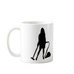 housewife - vacuum cleaner - cleaning coffee mug