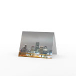 Houston at Night Greeting Cards