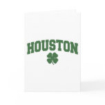 Houston (Irish Shamrock) Card