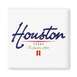 Houston Script Fridge Magnets