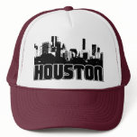 Houston Skyline Mesh Hat