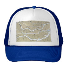 Houston Texas Ship Channel Chart Hat