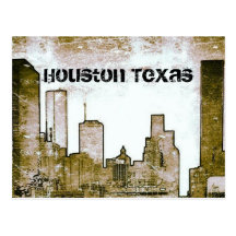 Houston Texas Skyline (Postcard)