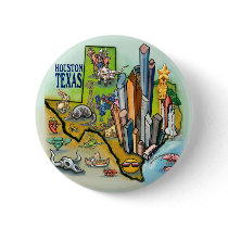 Houston TX Pinback Buttons
