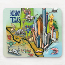Houston TX Mouse Mat