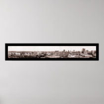 Houston TX Panoramic Photo 1913 Print