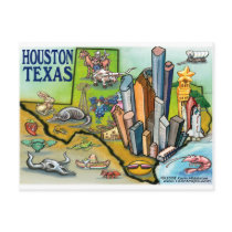 Houston TX Postcard