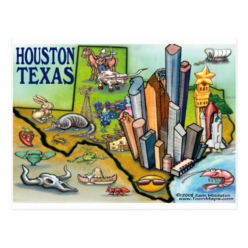 Houston TX Postcard
