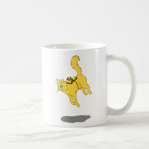 Hover Cat Coffee Mugs