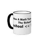 How A Math Teacher Views The School Year, schoo... Coffee Mug