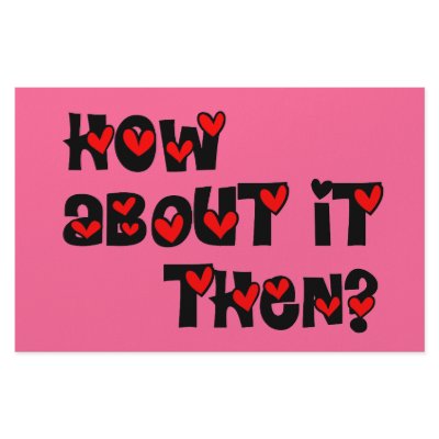 How About It Then? Hearts by ColorShow