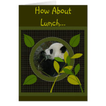 How About Lunch... Invitation Greeting Card