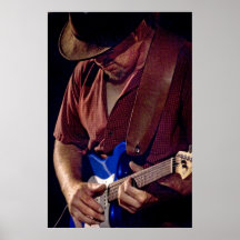 How Blue Can You Get  - Blues Guitar Player Posters