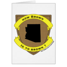 how brown is to brown greeting cards