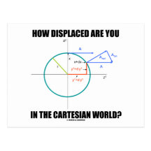 How Displaced Are You In The Cartesian World? Postcards