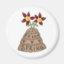 How Does Your Garden Grow · Beehive Fridge Magnet