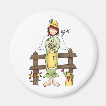 How Does Your Garden Grow · Garden Angel Magnet