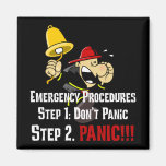 How Firefighters Respond to Your Emergency Refrigerator Magnet