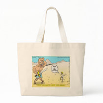 How Goliath Got His Name Funny Mugs Tees & Gifts Tote Bags