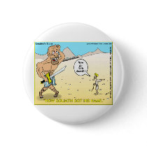 How Goliath Got His Name Funny Mugs Tees & Gifts Pins