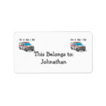 How I Roll Ambulance Personalized Address Labels