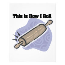 How I Roll (Baker's Rolling Pin) Custom Announcements