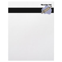 How I Roll (Baker's Rolling Pin) Letterhead Design