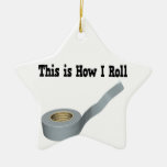 How I Roll Duct Tape Ornaments