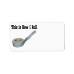 How I Roll Duct Tape Personalized Address Labels