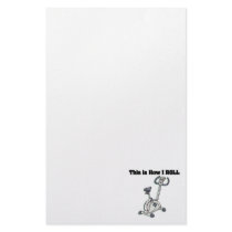 How I Roll (Exercise Bike) Stationery Design