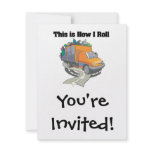 How I Roll (Garbage Truck) Personalized Invite