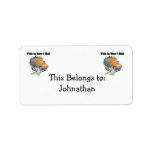 How I Roll (Garbage Truck) Personalized Address Label
