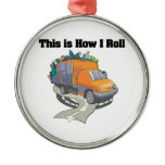 How I Roll (Garbage Truck) ornaments