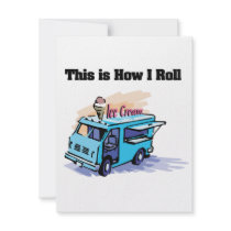How I Roll (Ice Cream Truck) Custom Invite