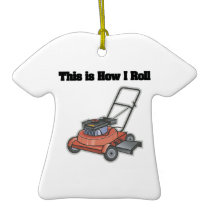 How I Roll (Lawn Mover) Christmas Ornaments