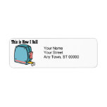 How I Roll Measuring Tape Return Address Label
